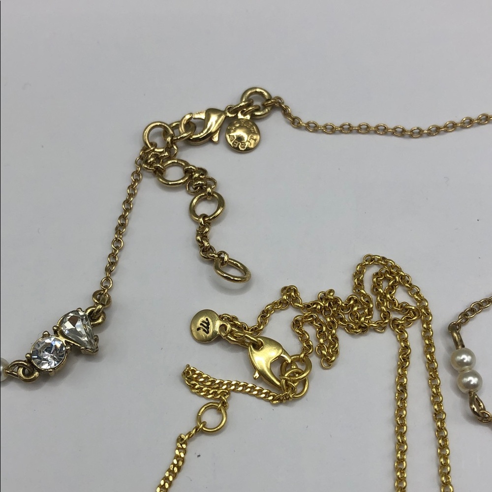 J.crew Madewell Layered Look 2 Chain Gold Necklaces Curated Bundle - Picture 5 of 6